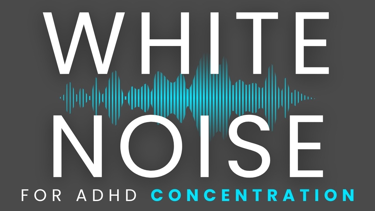 White Noise for ADHD Concentration | 2 Hours | No Distractions