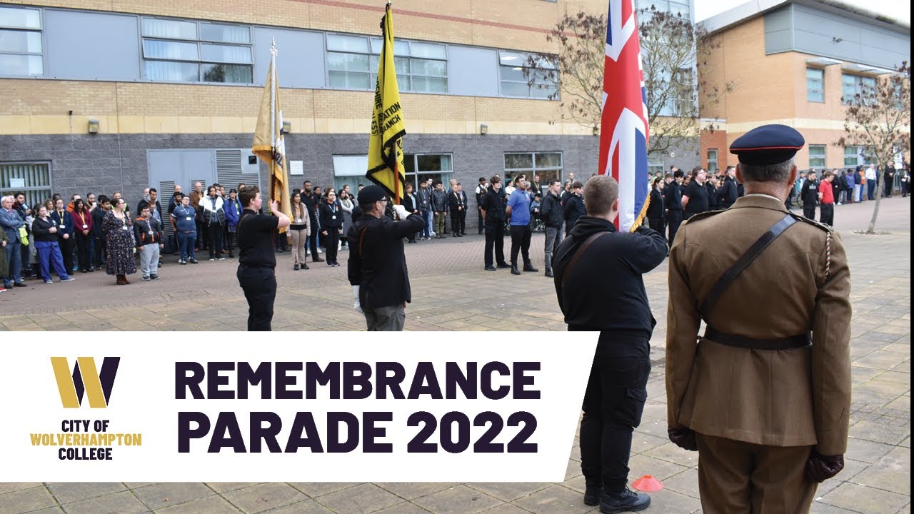 Remembrance Day Parade 2022 Livestream - City of Wolverhampton College