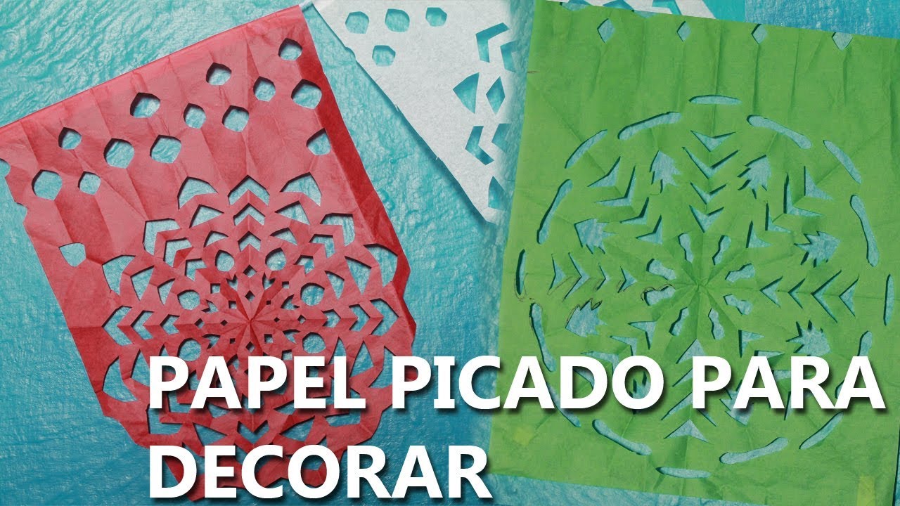 PAPEL PICADO F&Aacute;CIL | TUTORIAL | C&oacute;mo hacer