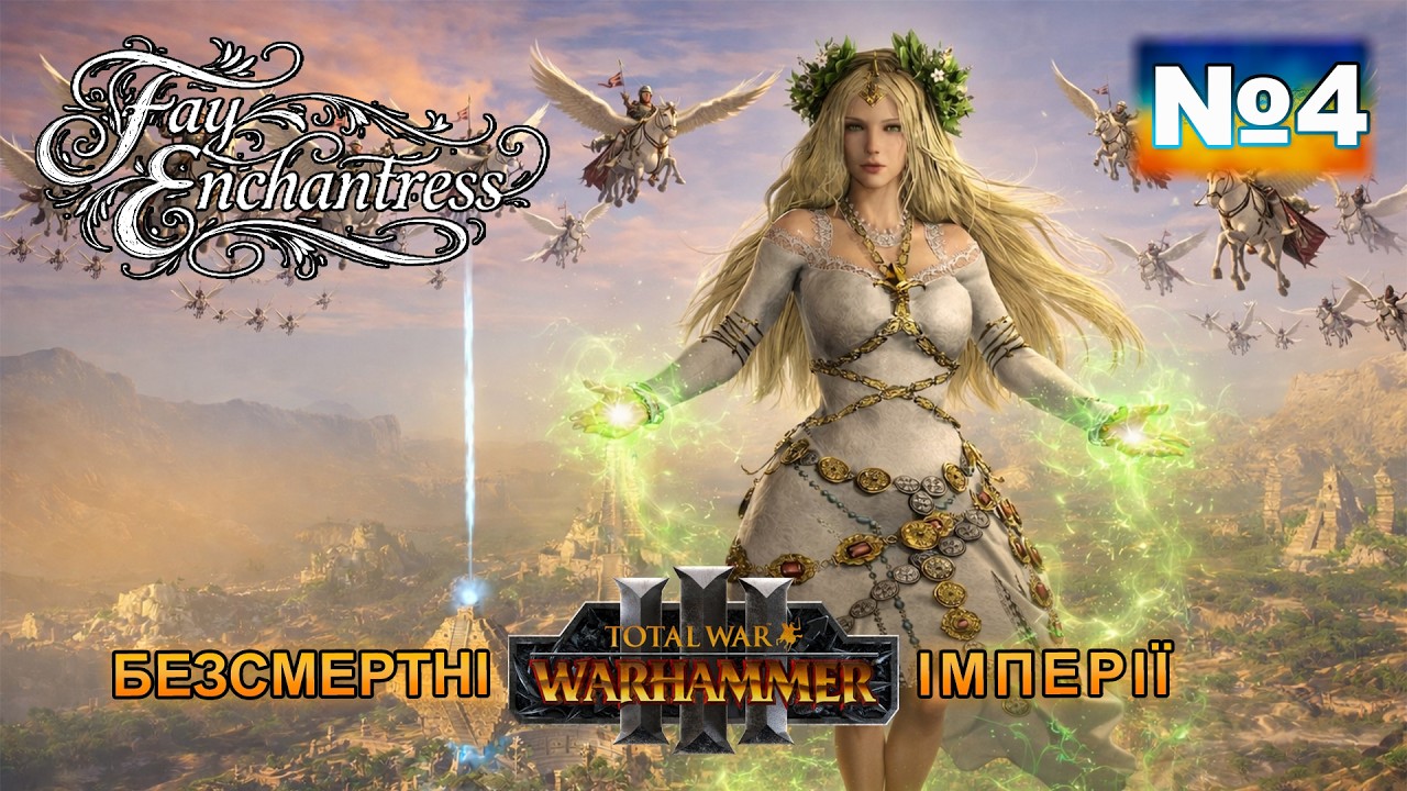 Total War:Warhammer III Bretonnia/Бретоннія.Fay Enchantress:Фея-чарівниця.№4