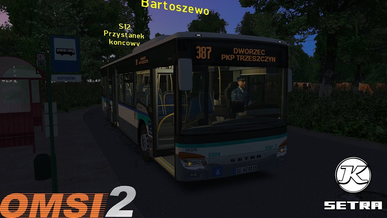Omsi 2 - Fikcyjny Szczecin - Line 387 - Setra S415 NF