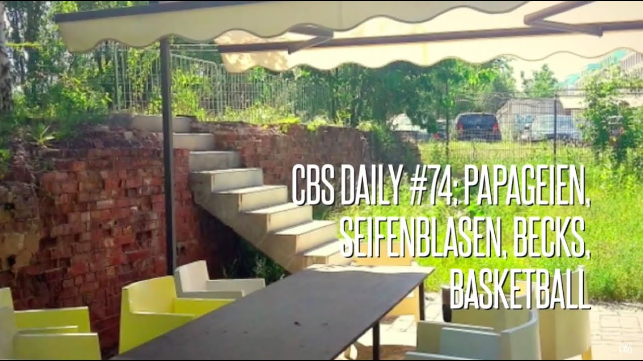 CBS Daily #74: Papageien, Seifenblasen, Becks, Basketball