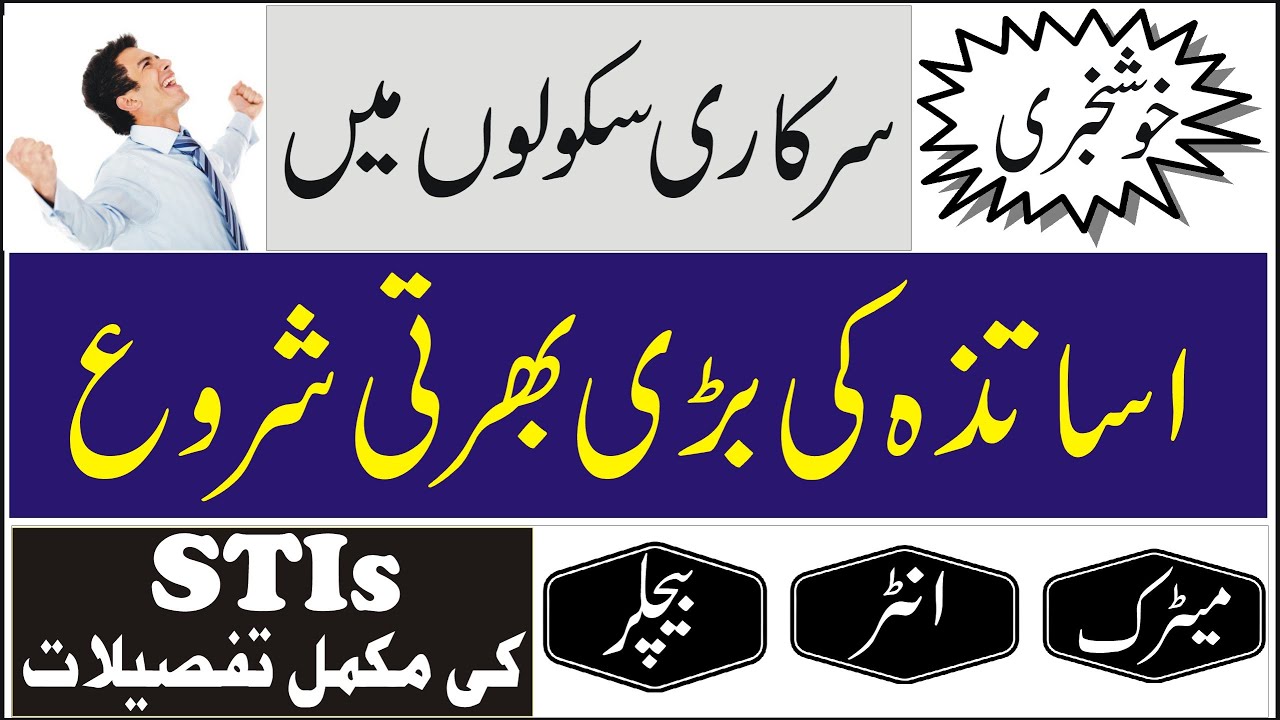 New Educator Recruitment 2021 | School Teacher Interns Job 2021 | Govt School Teacher Jobs 2021| STI