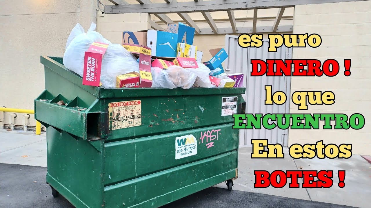 en este PAIS los RICOS no saben lo que tiran a la BASURA #dumpsterdiving#tesorosenlabasura