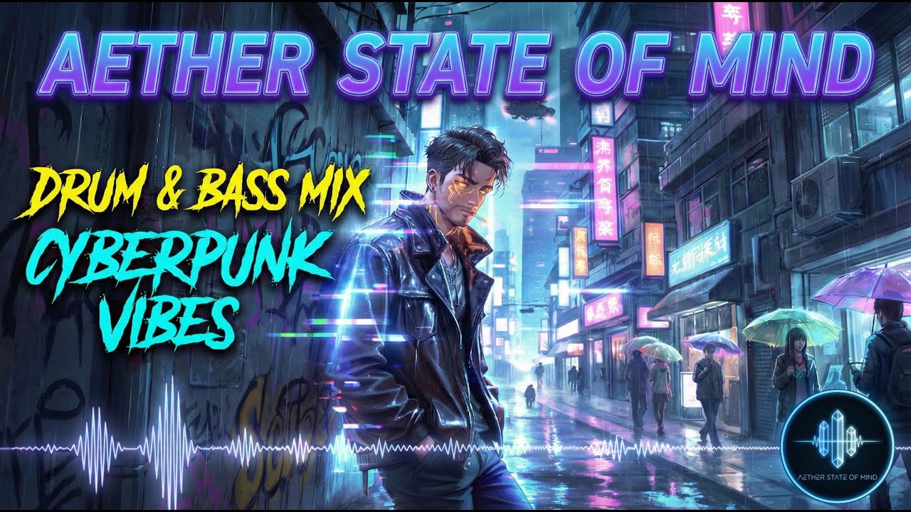 BEST CYBERPUNK DRUM AND BASS MIX 2026 | Dystopian Gaming & Bass Music | Aether State Of Mind