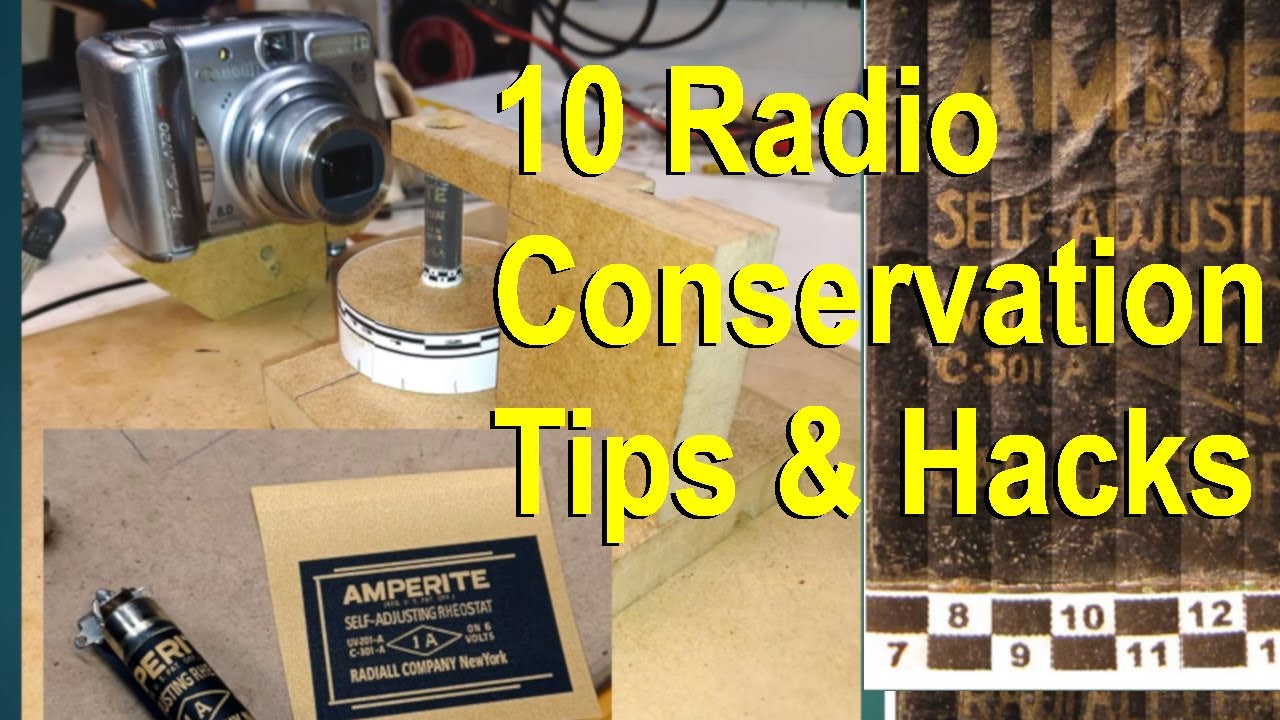 Robert Lozier's Tips and Hacks 2022 - Next Level Radio Conservation