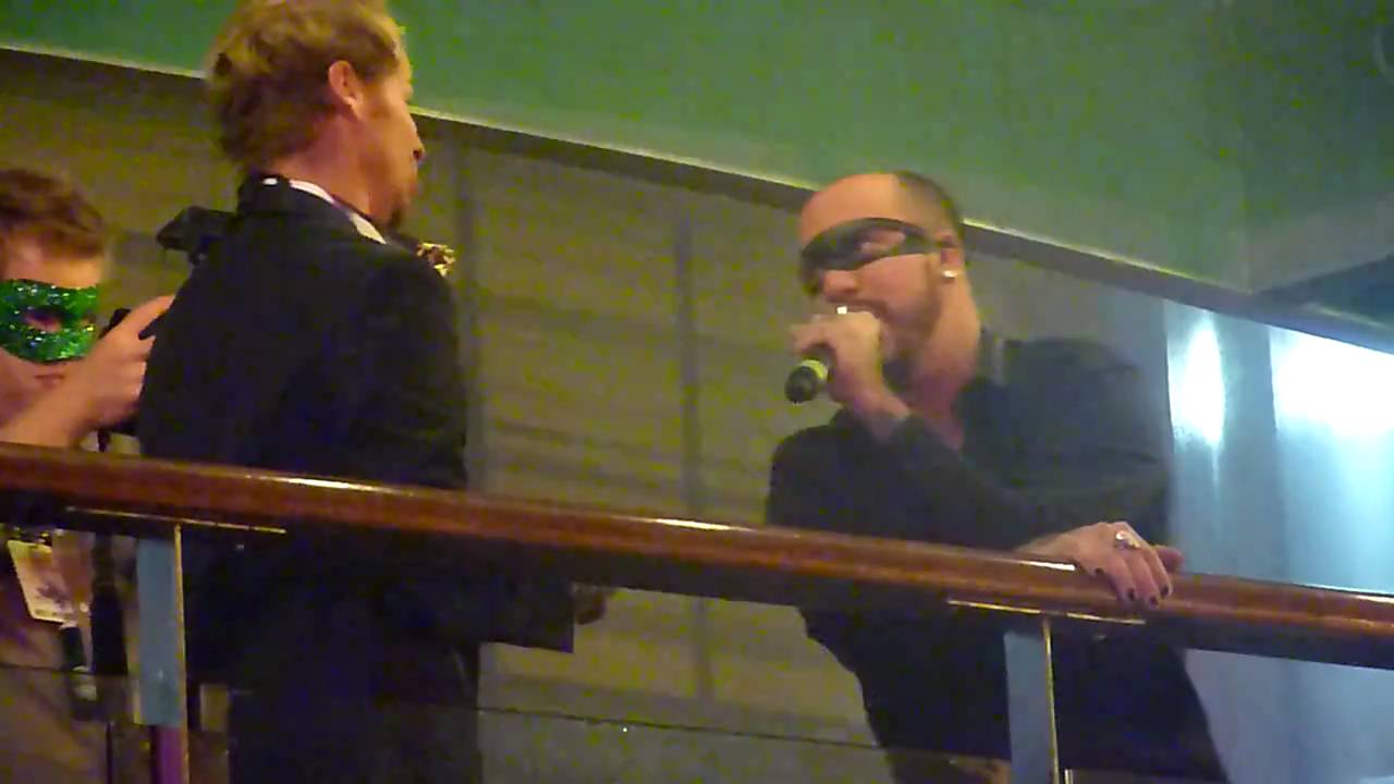 AJ McLean and Brian Littrell singing London from AJ's solo cd @ BSBcruise 2010
