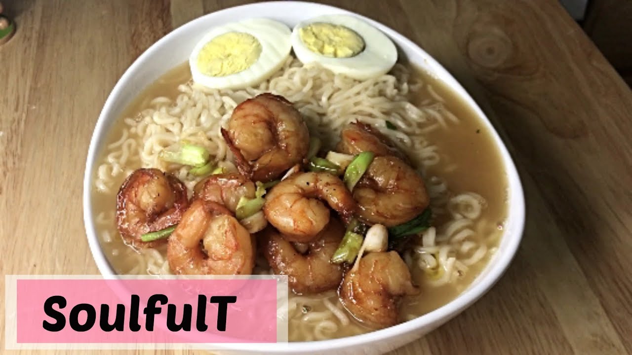 How To Make Butter Garlic Shrimp (With Noodles)