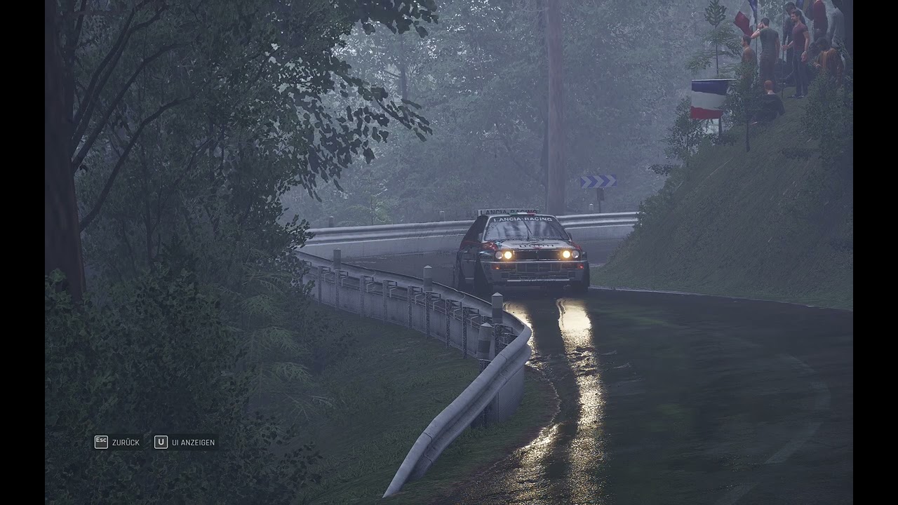 Assetto Corsa Rally - Lancia Delta Integrale HF  - TV Replay Rain 🌧 