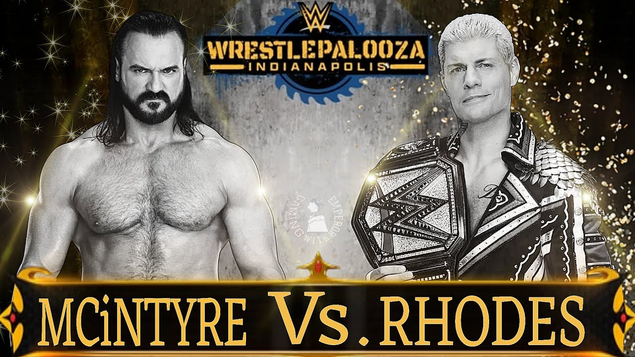 FULL MATCH: CODY RHODES Vs. DREW MCiNTYRE | UNDISPUTED CHAMPIONSHIP MATCH | WrestlePalooza