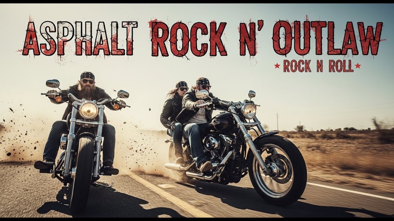 Asphalt Rock N Outlaw 🎸 Screaming Engines 🔥 Harley Road Kings & Rock N Roll