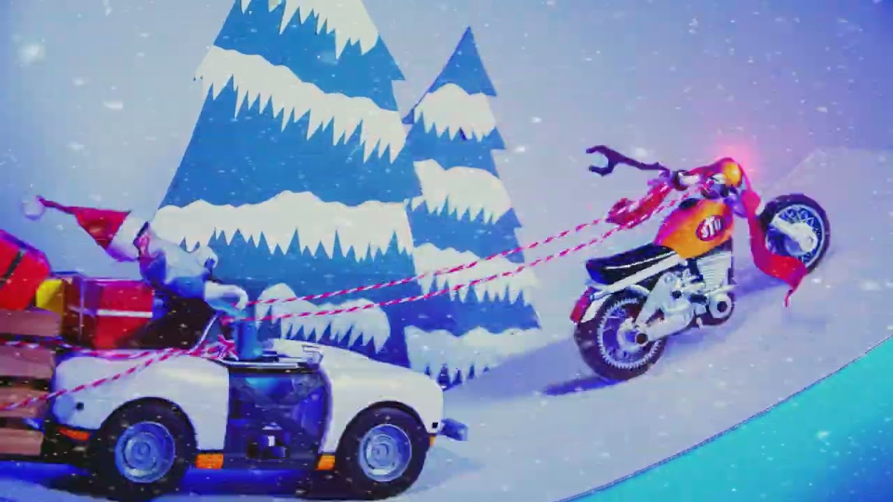 Stuntman Stu- Crashing Through The Snow- Animation