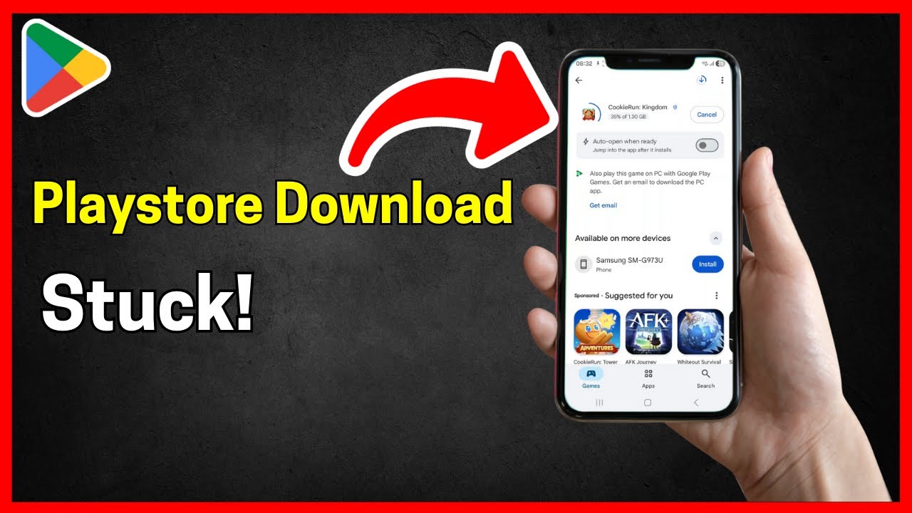 Как исправить проблему с зависанием загрузки в Google Play Store