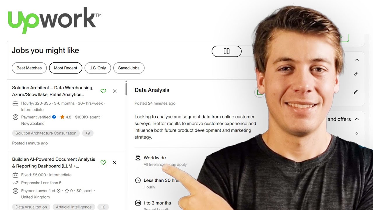How to Land Your First Freelance Data Job on Upwork