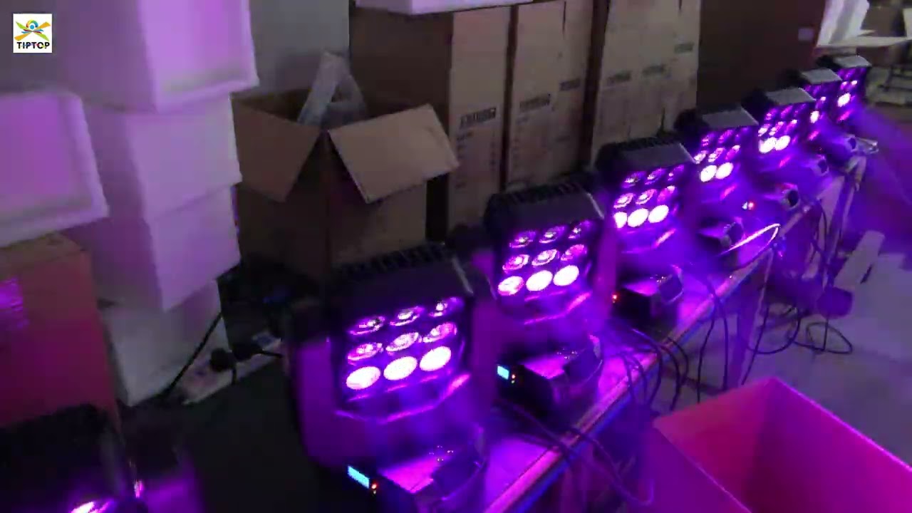 TIPTOP 9x10W RGBW 4IN1 Matrix Led Moving Head Beam Light Pixel Color Change 3X3 Effect TP-L644