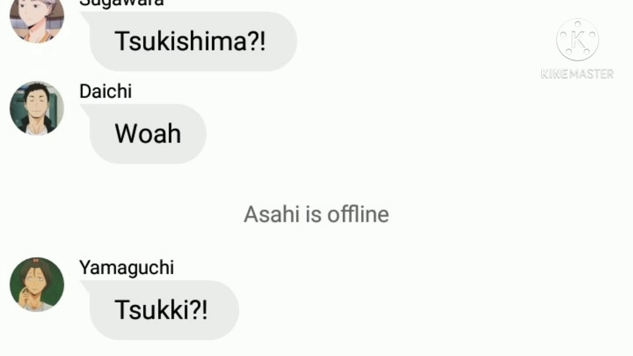 Haikyuu Text - Into you Lyrics prank (Tsukikage)
