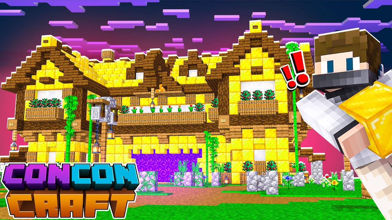 TROLL - MUHTARLIĞI ALTIN KAPLADIM  - Minecraft CONCONCRAFT #11