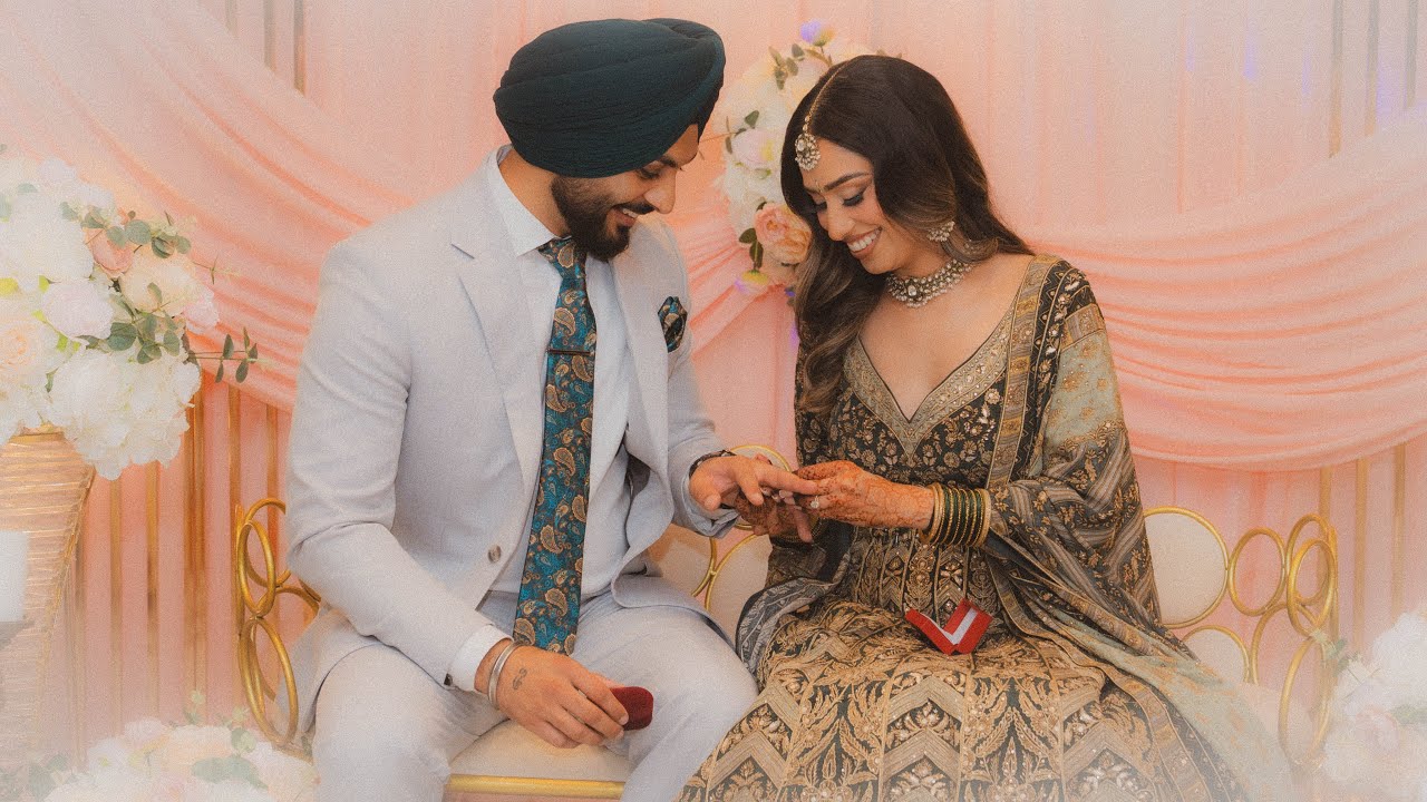 Goldy & Dilu’s Engagement Highlight | AMG FILMS Calgary | 4K Cinematic 