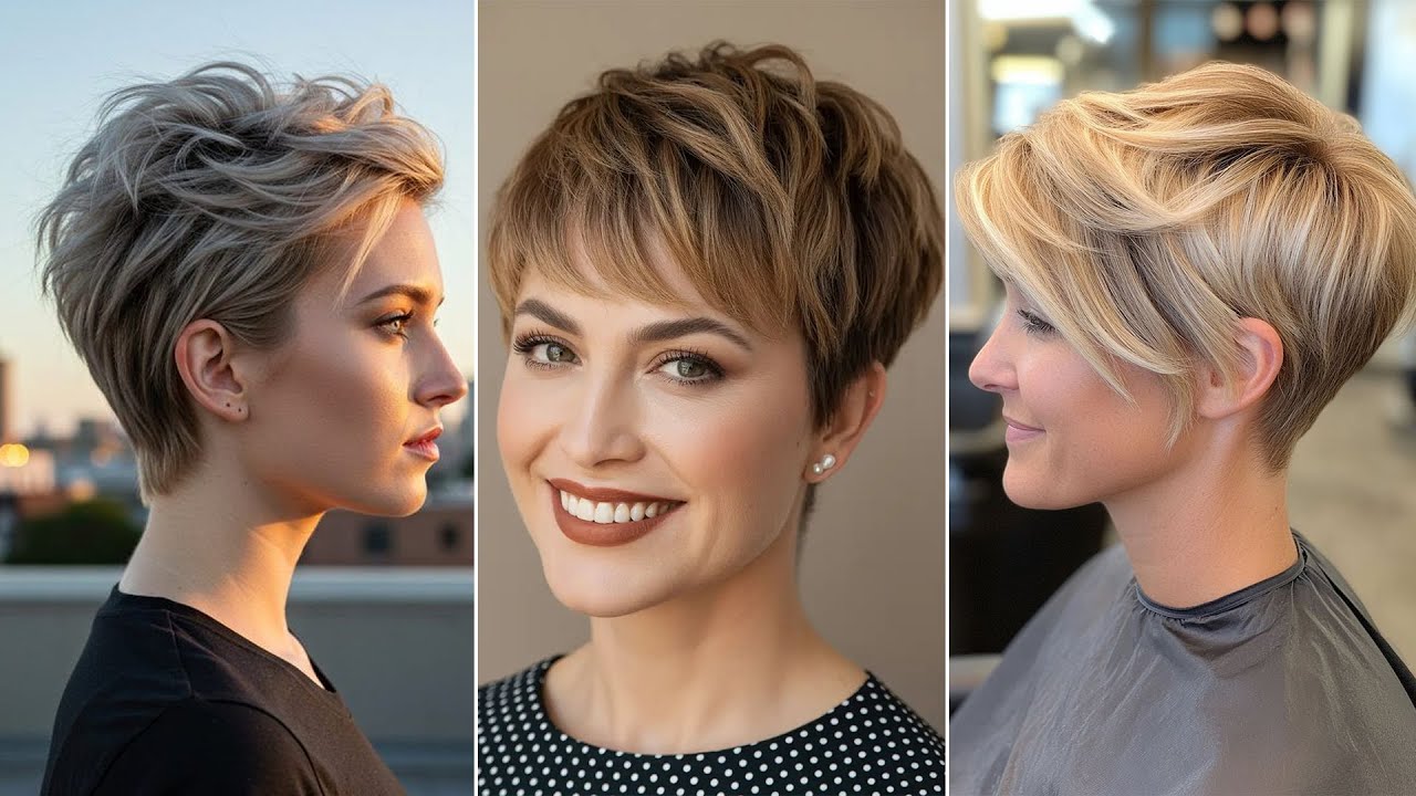 Короткая стрижка «пикси-боб», которая будет в тренде в 2026 году ✂️Преображение коротких стрижек ...