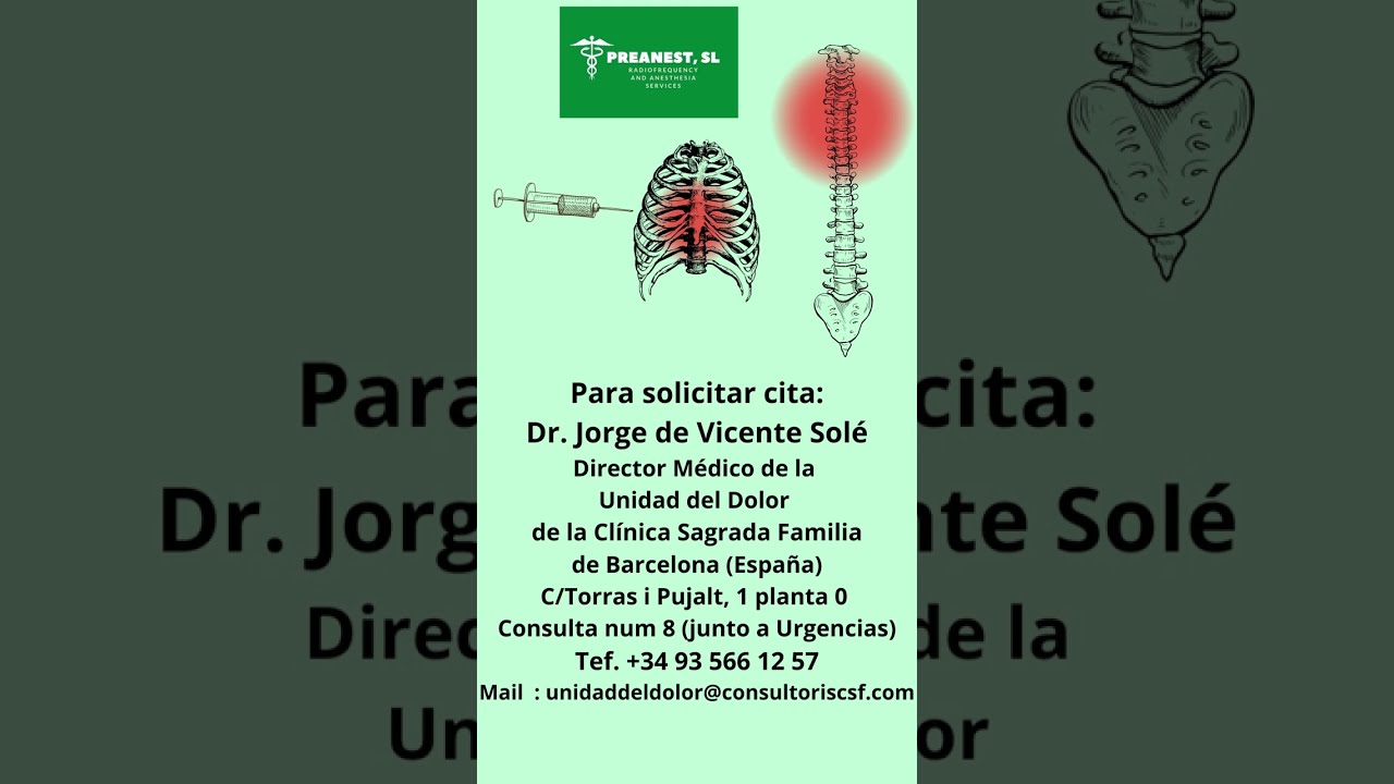 Bloqueo Transforaminal Suprapedicular / Thoracic Transforaminal Suprapedicular Block