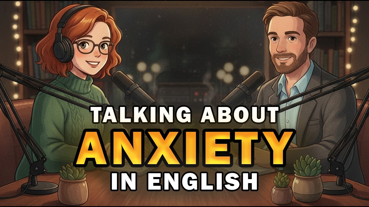 Daily English Conversation: Talking about ANXIETY in English