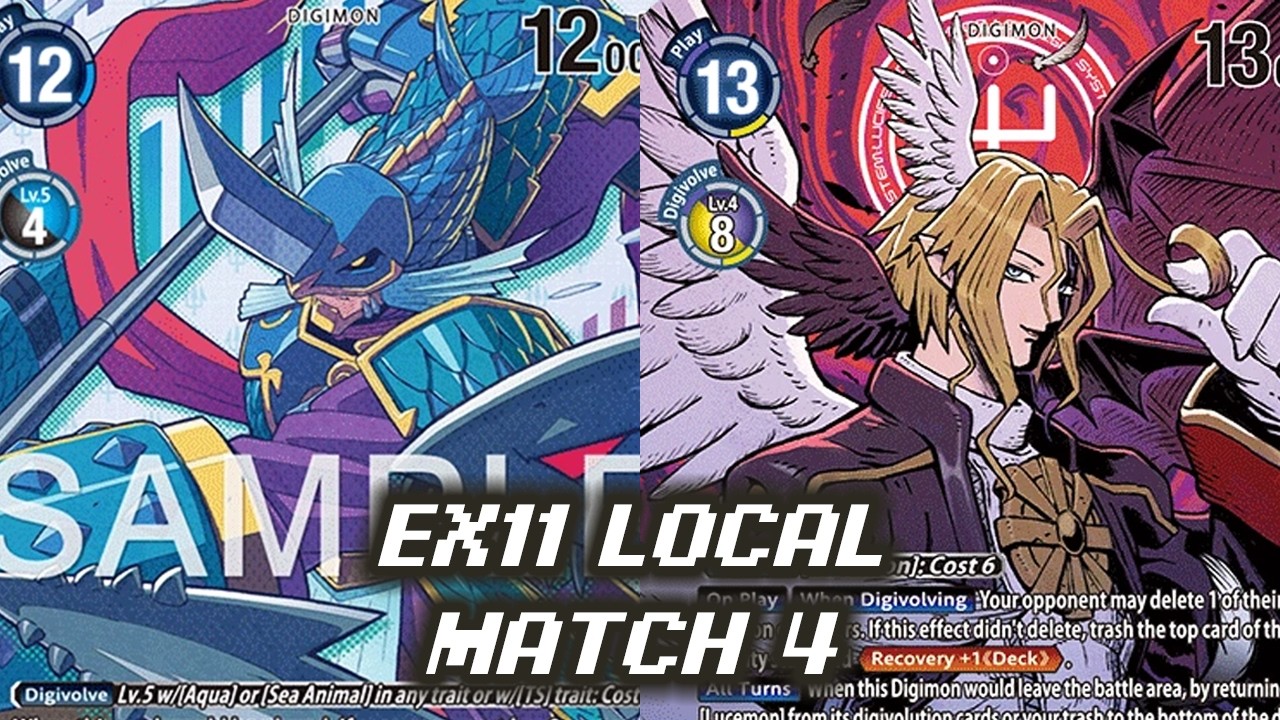 TS Neptunemon VS Lucemon | EX11 Local Match 4 | Digimon TCG Osnabrick