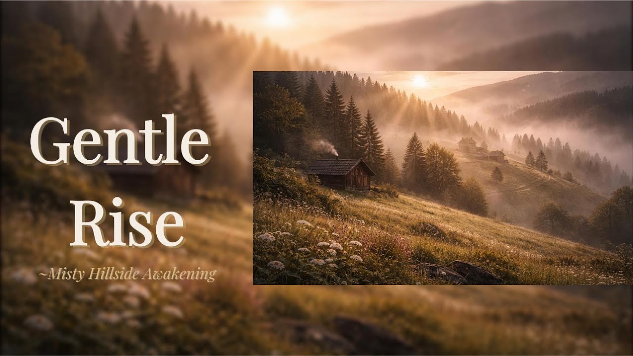 Soft Sleep Music to Drift Into Sleep — Misty Hillside Awakening