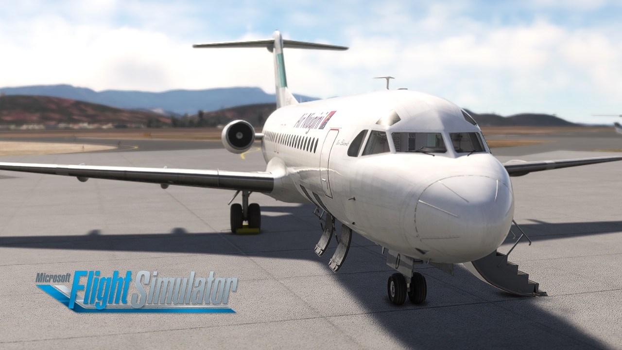 Fokker F28 Flight from Port Moresby to Jayapura