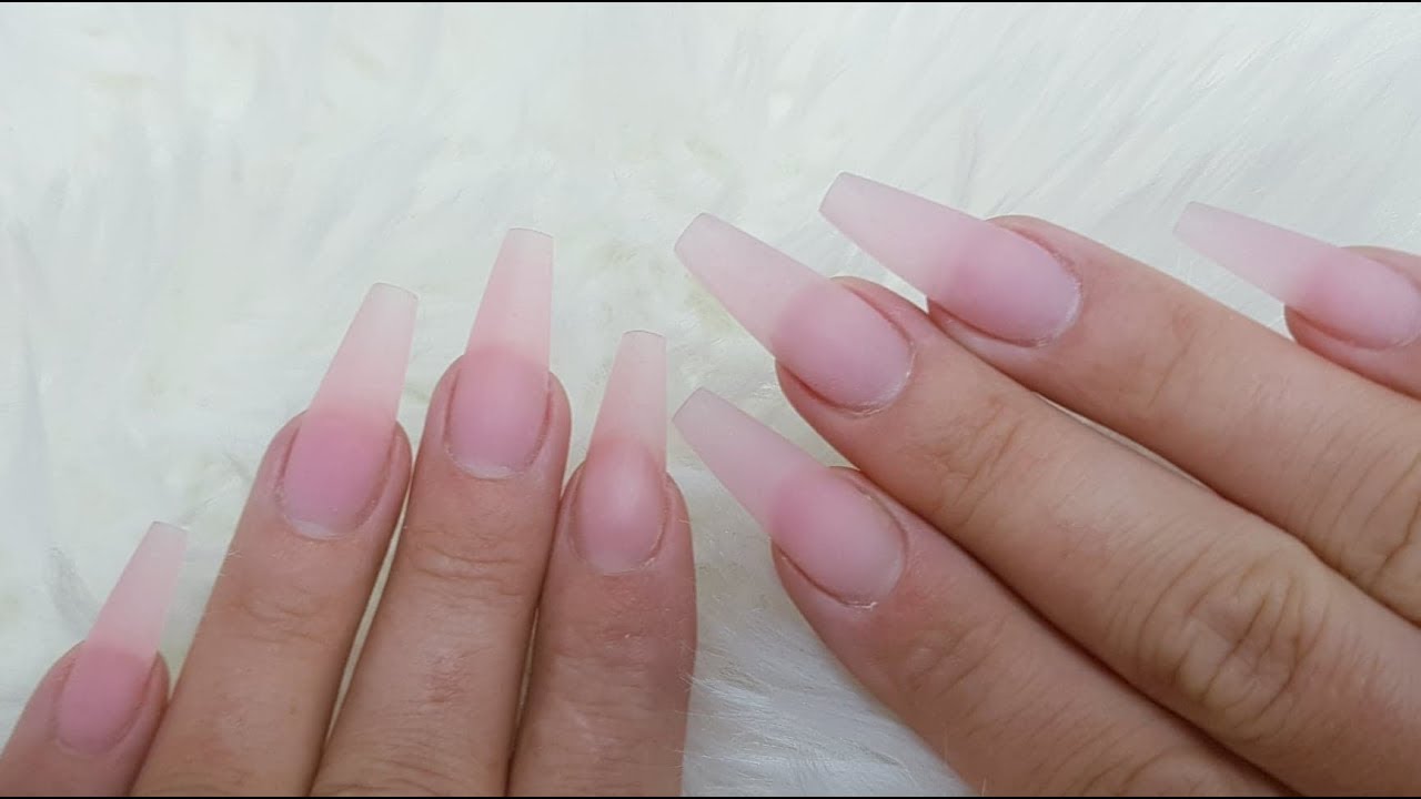 How to sculpt coffin shape nails. Ballerina nails,  prep and gel application. Nails 2020