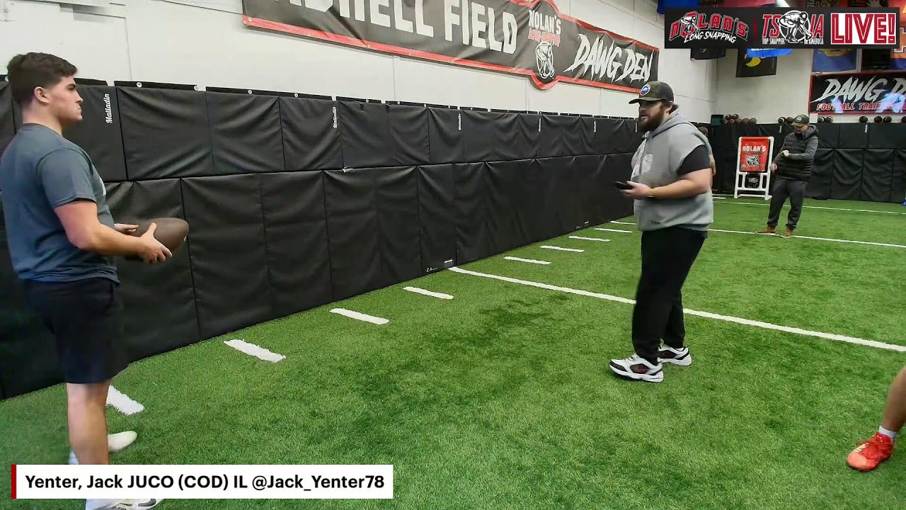 Yenter, Jack JUCO (COD) IL @Jack_Yenter78 #TSIALive #LongSnap @NolanOwenLS @FentressKicking
