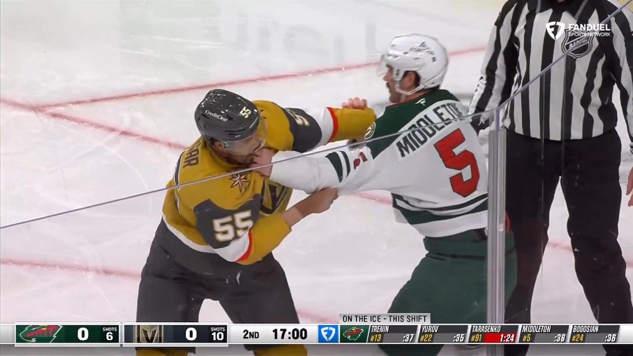 Jake Middleton vs Keegan Kolesar, Wild @ Knights - 6th Mar 2026
