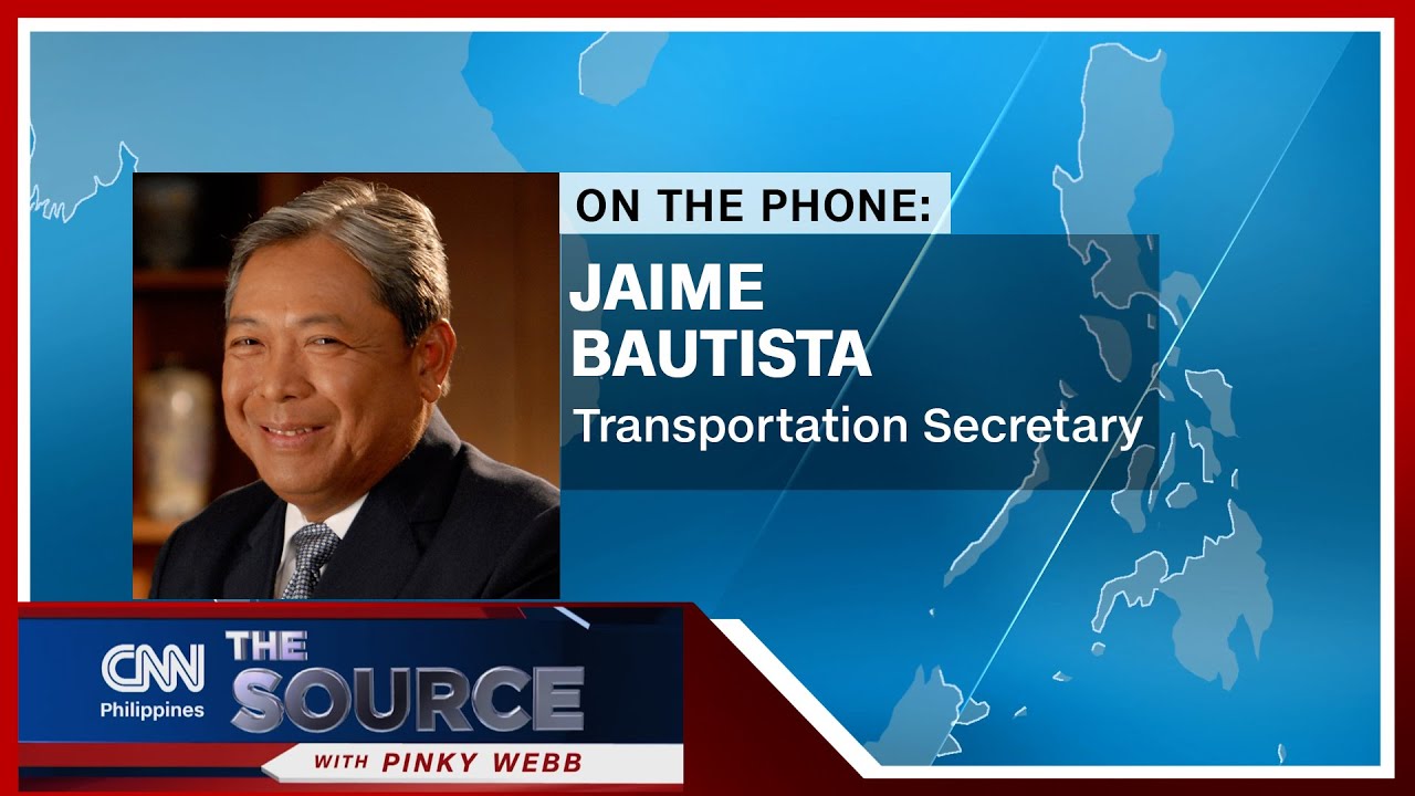 Transportation Secretary Jaime Bautista | The Source