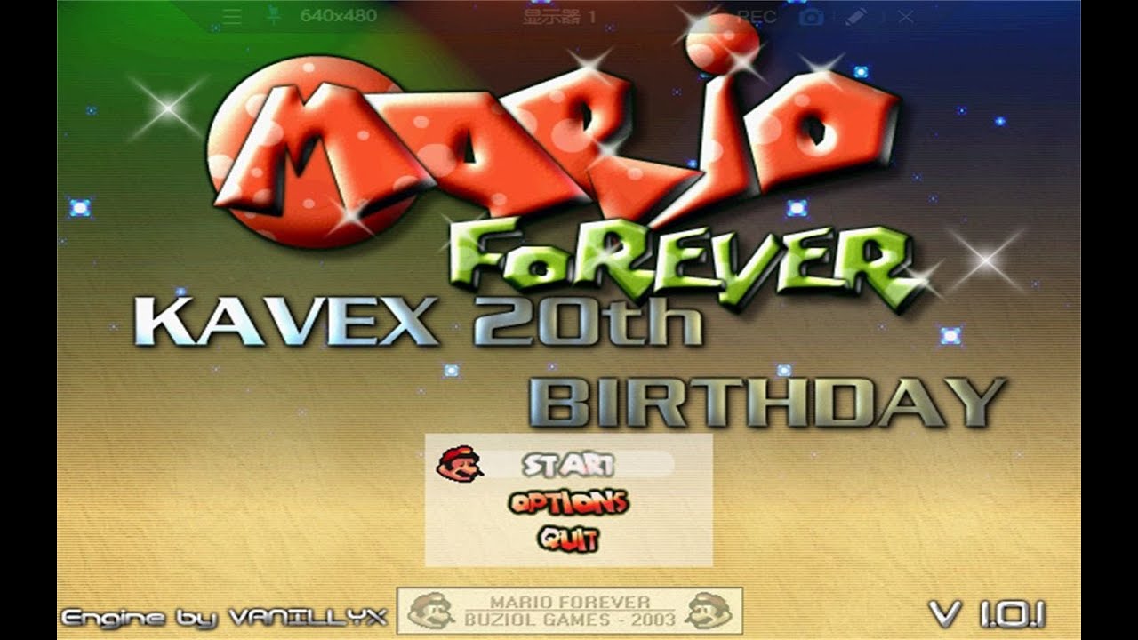 Mario Forever Kavex 20th Birthday Completed Video