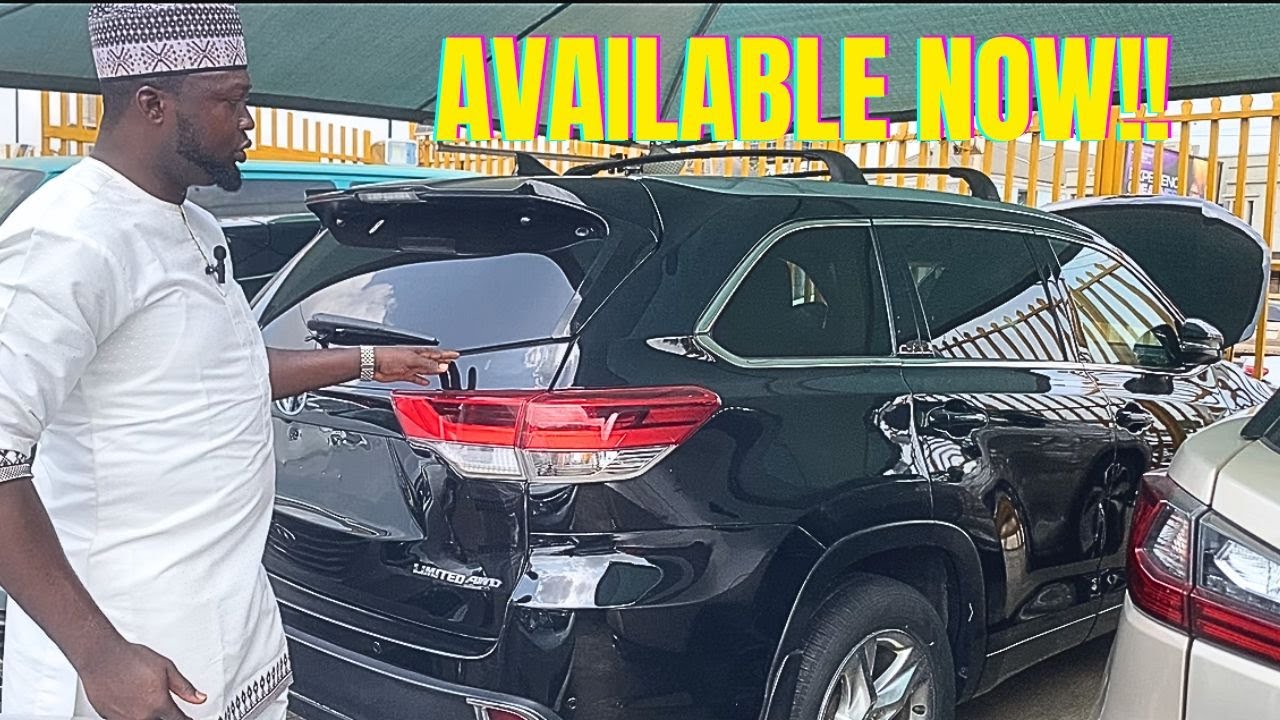 Лучшие внедорожники Toyota Highlander в Нигерии и их цены.