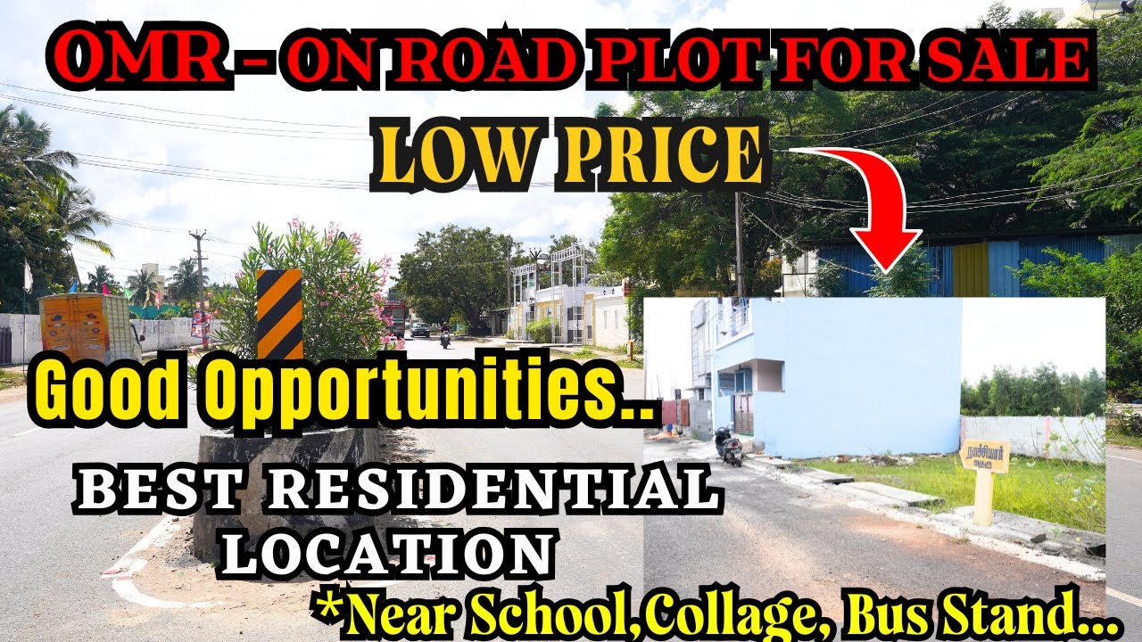 Very Close to OMR Road | Urgent Property Sale Low Budget Property Best Deal Near OMR Road