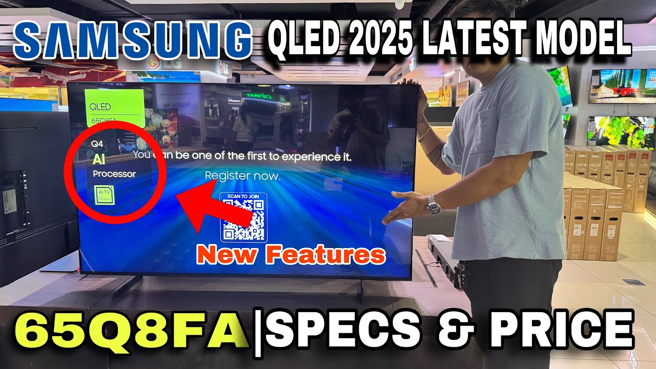 SAMSUNG QLED 65Q8FA | 2025 LATEST MODEL