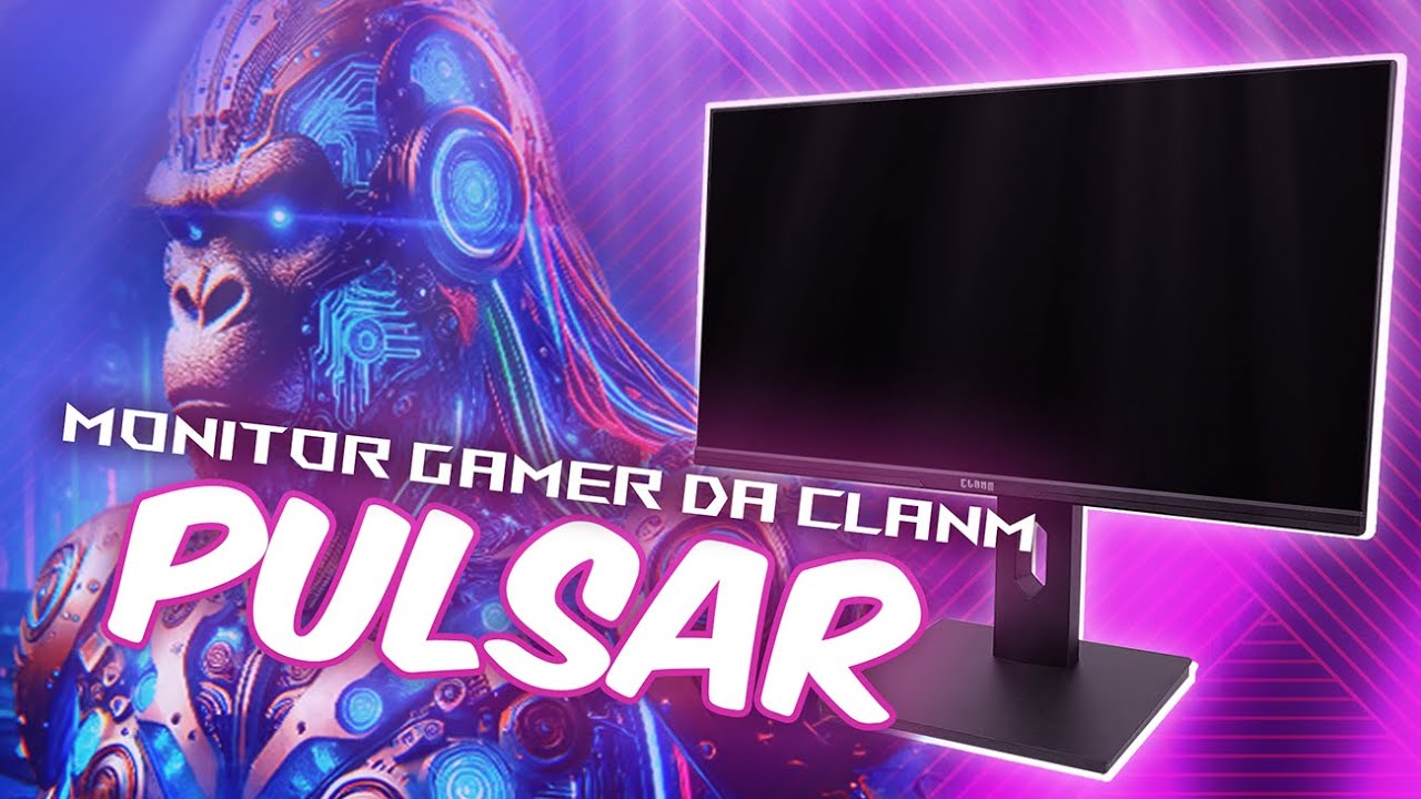 Monitor GAMER BOM e BARATO? Testei o Monitor PULSAR de 165Hz da Clanm!