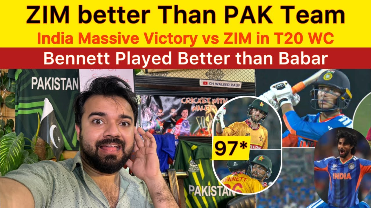 Zimbabwe played better than Pakistan in T20 WC | INDIA massive Victory Abhishek Back in form