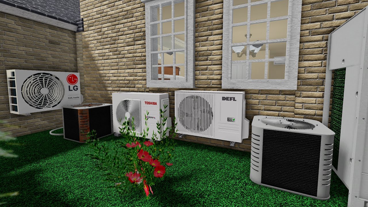 This big house is fully air conditioned | Roblox