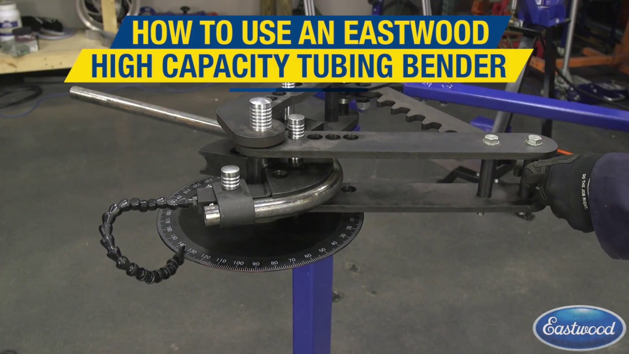 How to Bend Tubing for Roll Cages - Go Cart Chassis & More! High Capacity Tubing Bender - Eastwood