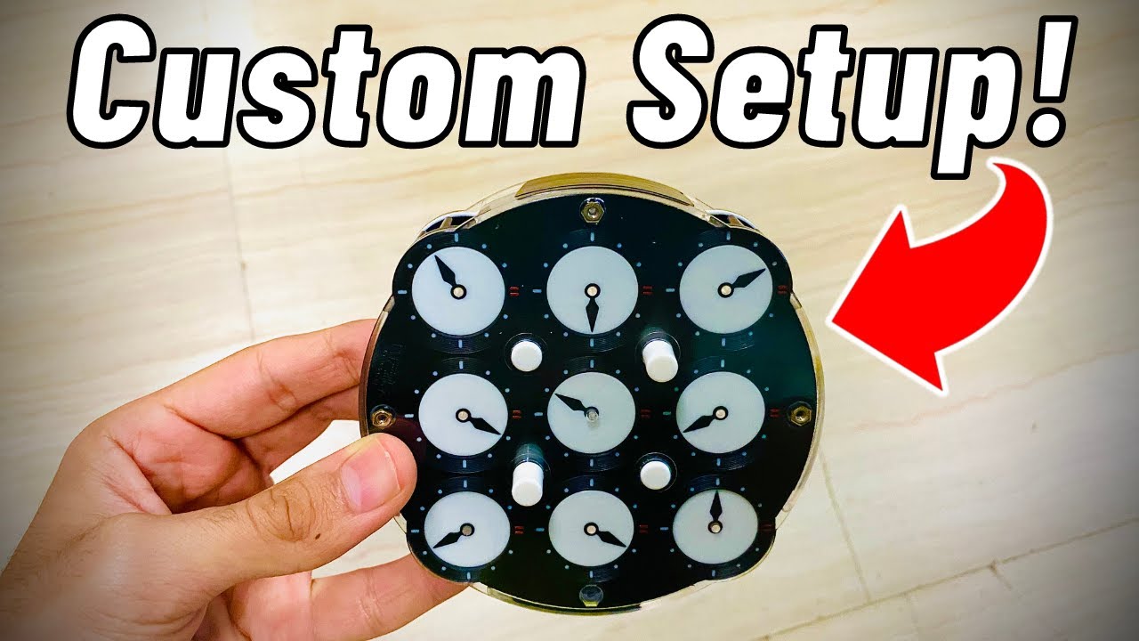 I GOT My Clock CUSTOM SETUP by India's NATIONAL Record Holder! | @koulmemaybe's QiYi Clock Unboxing!