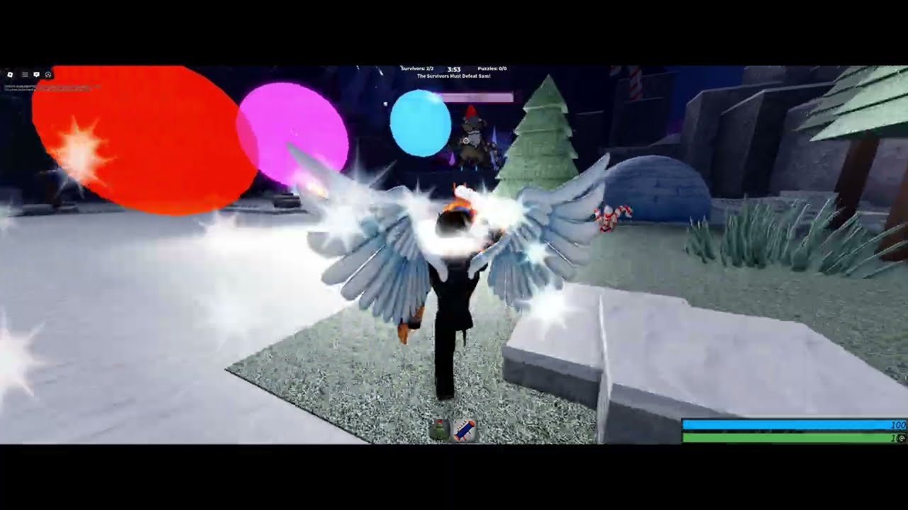 Soloing the Sam xmas boss fight again after 6 years (Roblox BEAR Alpha)
