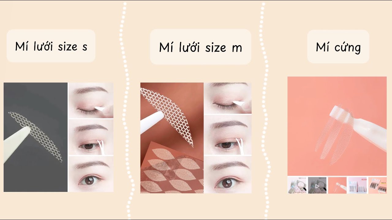 CÁCH DÁN MÍ LƯỚI CHO MẮT MỘT MÍ, MẮT XẾCH #tuyetlymakeup #makeup #lamdep #trending #makeuptutorial