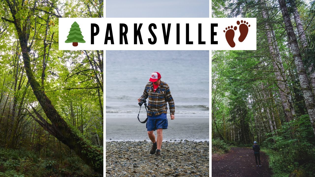 PARKSVILLE & QUALICUM BEACH, BC 🌲🌧️🌊 Visiting Beaches + Provincial Parks on Vancouver Island, Canada