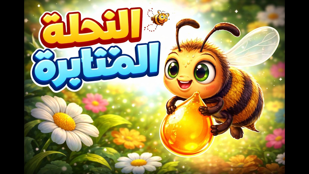النحلة المثابرة 🐝 | قصة ملهمة عن النجاح وعدم الاستسلام في قرية النحل السحرية 🌸
