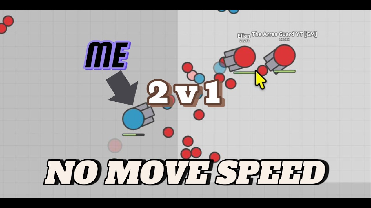 Can I WIN a *0 SPEED GLASS 2v1*?? #arrasio #proplayer #2v1 #sandbox feat. @thearrasguard2104