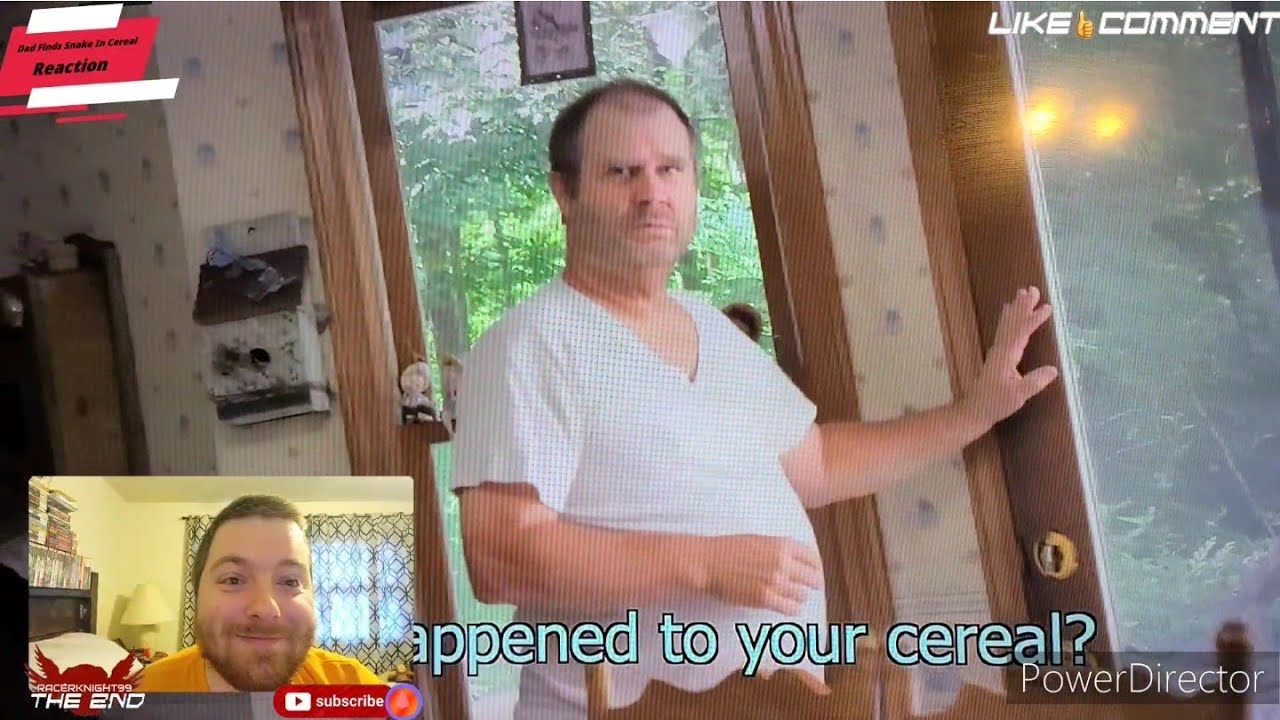 Dad Finds Snake In Cereal Reaction