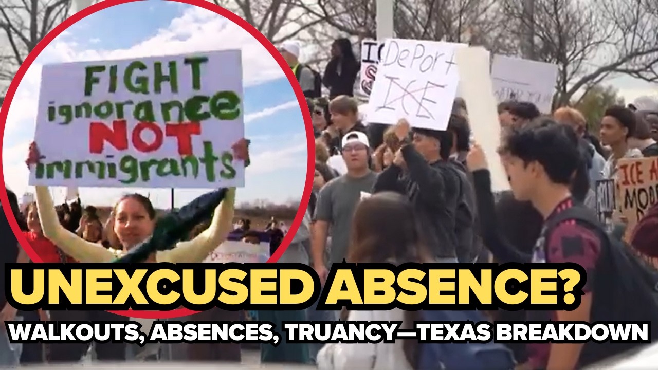 Students walking out face unexcused absences and truancy