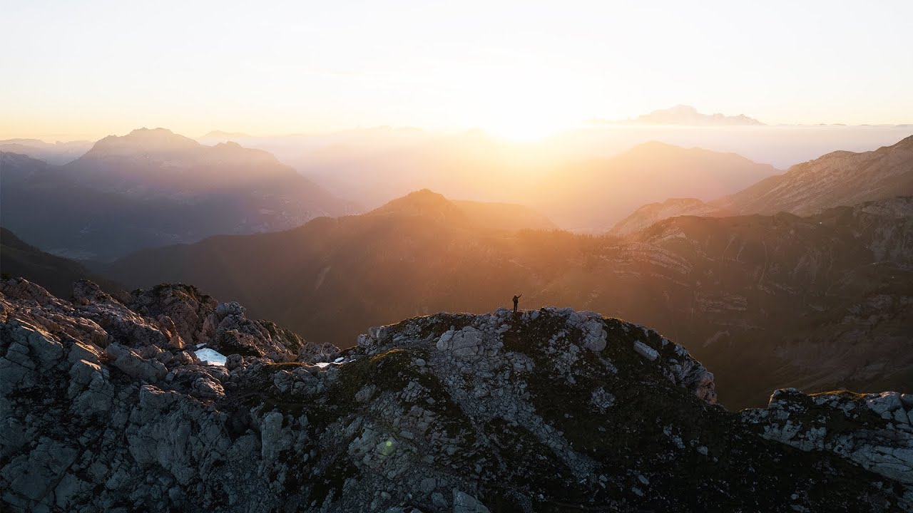 Je dors en haut du Mont Trélod, Massif des Bauges