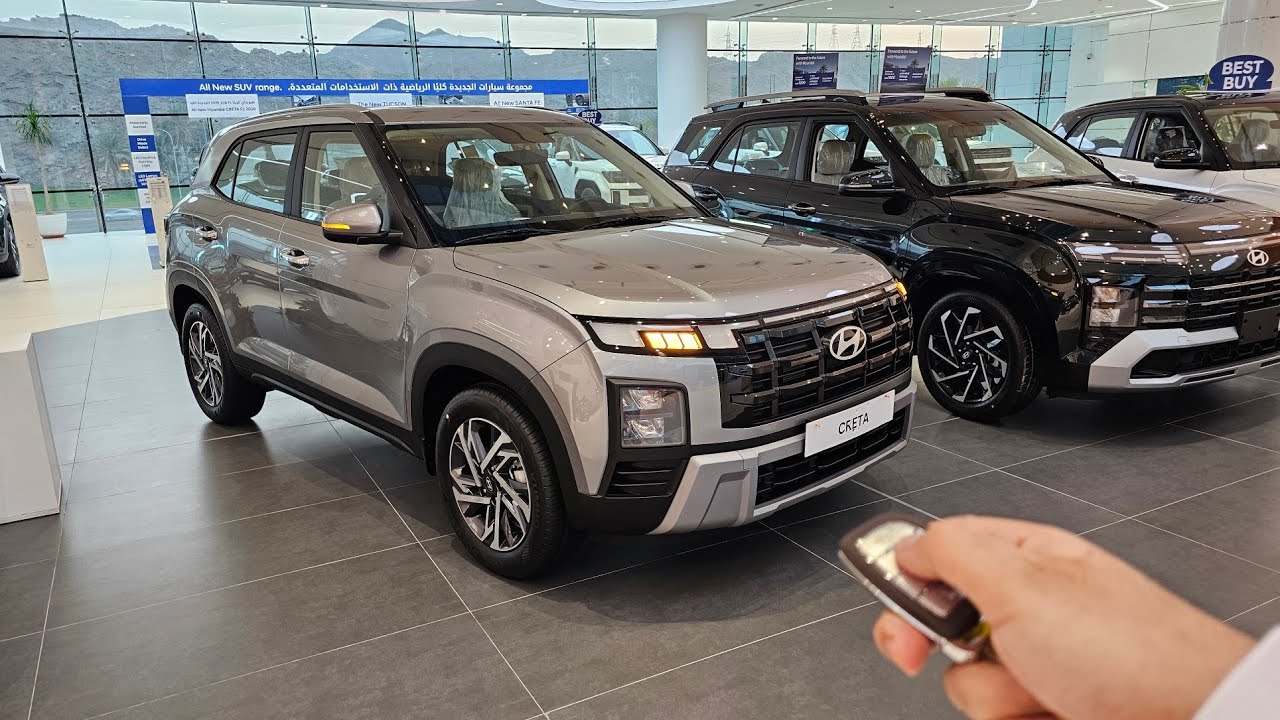 وصلت هيونداي كريتا 2026 فئة بريمير الفل كامل سقف بانوراما + 7 وضعيات قيادة Hyundai Creta 1.5